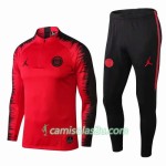 PSG Sweat de Treino Conjunto Jordan Vermelho 2018/19